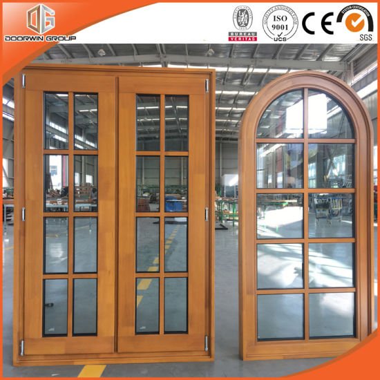 Solid Pine / Larch Wood Casement and Fixed Window with Full Divided Light - China Wooden Window, Wood Casement Window - Doorwin Group Windows & Doors