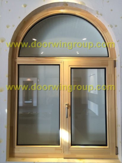Solid Timber Double Glazing Window, Arched Solid Wood Window, Popular Unique Round Top Arch Design Shape Wooden Window - China Timber Window, Wood Window - Doorwin Group Windows & Doors