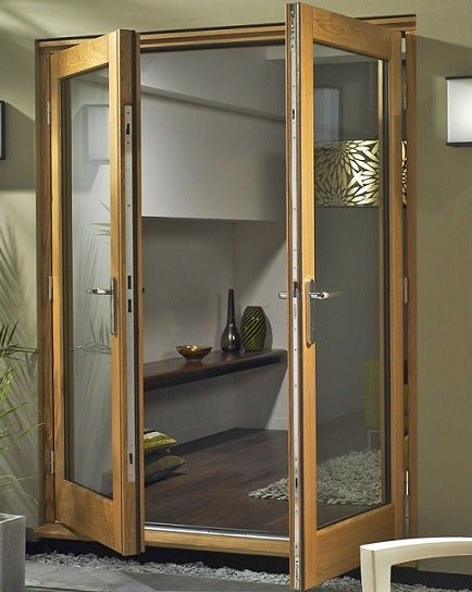 Solid Wood Aluminum French Door for America Villa - China Composite Door, Wood French Door - Doorwin Group Windows & Doors
