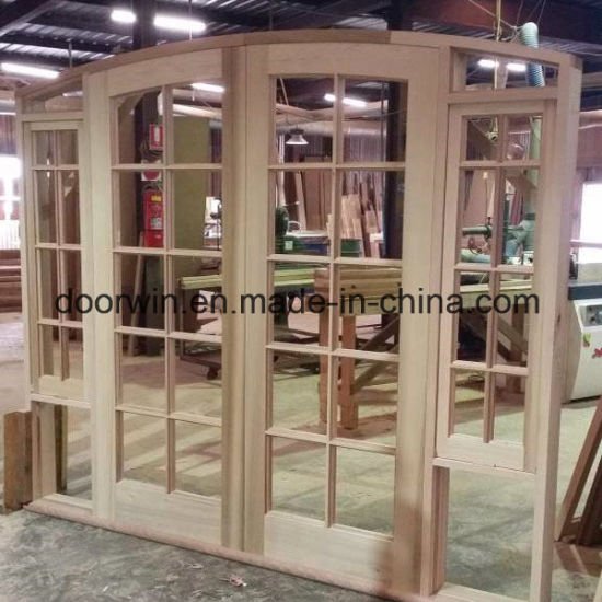 Solid Wood Arched Design Window with Colonial Bars - China Window with Built-in Grill, Aluminum Security Grille Windows - Doorwin Group Windows & Doors