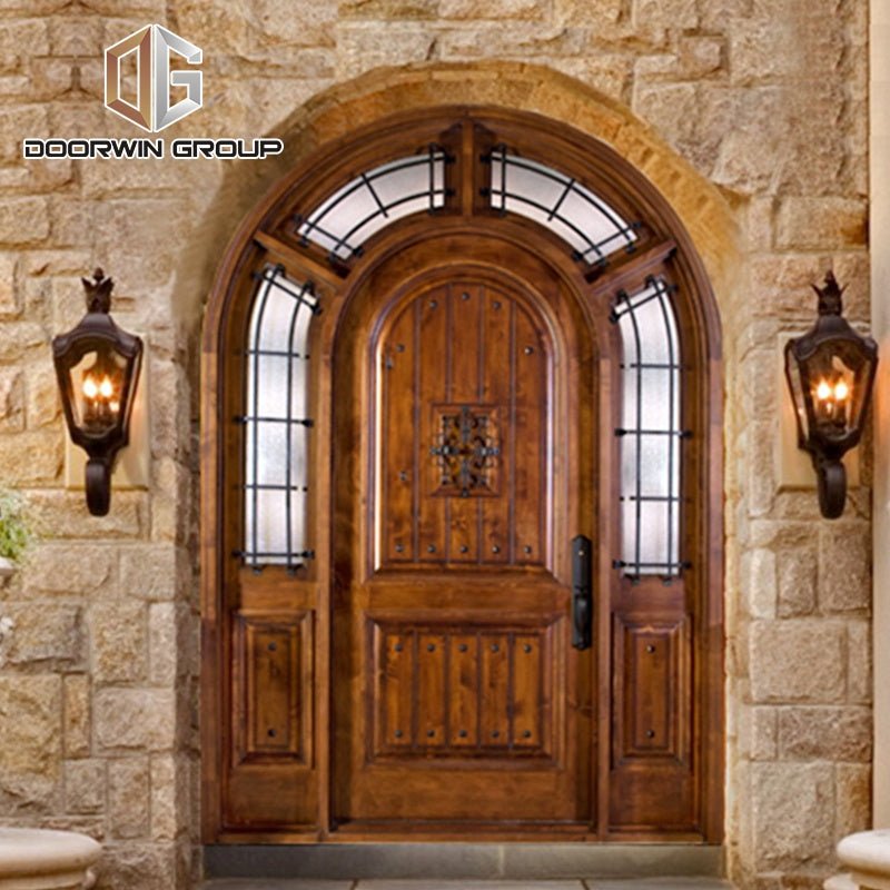 Solid Wood Arched Exterior Door by Doorwin on Alibaba - Doorwin Group Windows & Doors