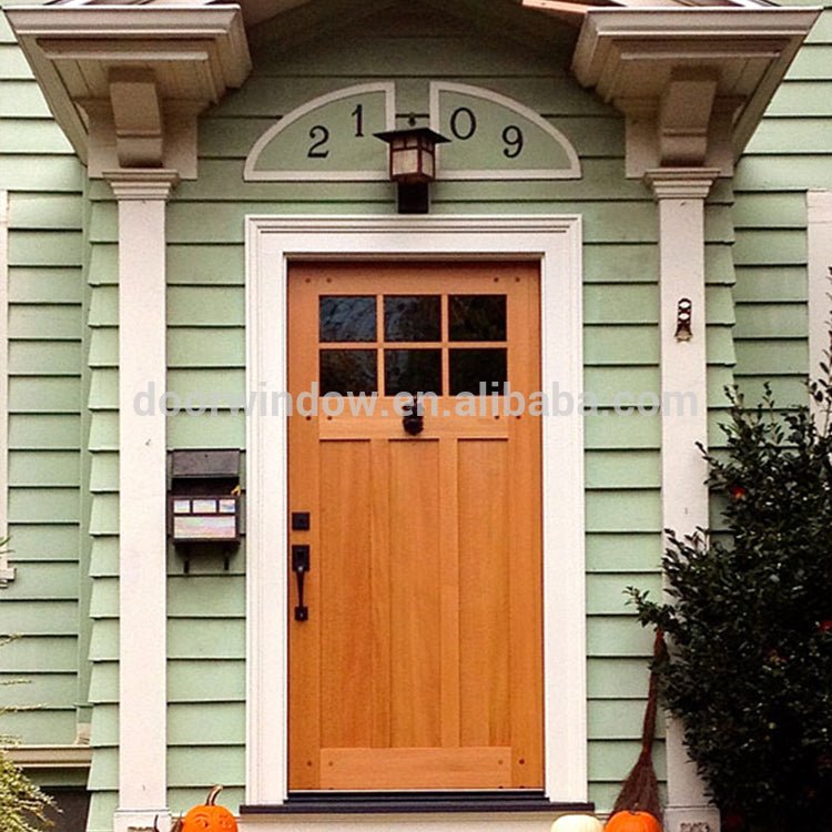 Solid Wood Single Exterior Swing Craftsman Doors exterior single french doorby Doorwin - Doorwin Group Windows & Doors