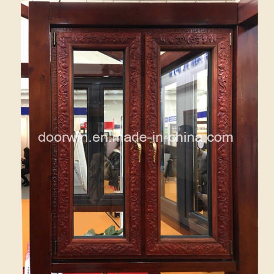 Solid Wood Windows - China Fixed Round Window, Arched Window with Grill Design - Doorwin Group Windows & Doors