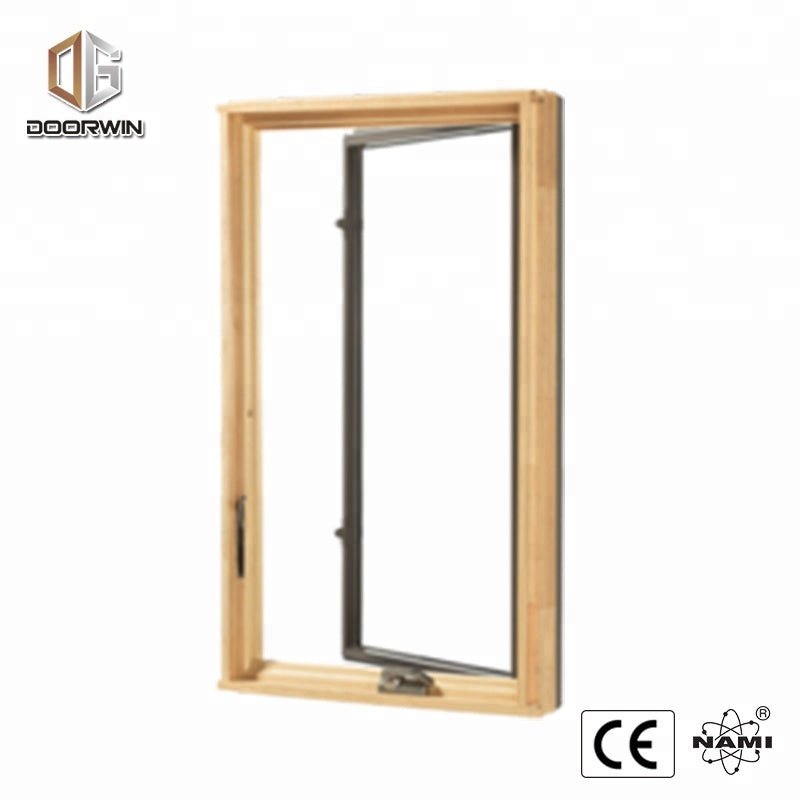 Sound insulation 6 glass panels foldable crank handle casement window with 2 glass panels arched top design window by Doorwin - Doorwin Group Windows & Doors