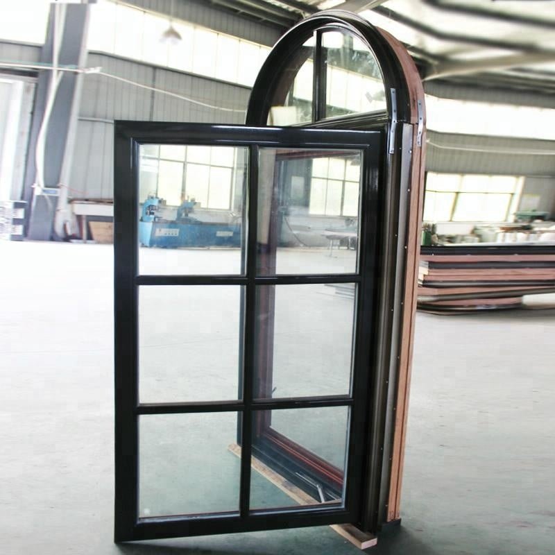 Special shape aluminum and wood crank open window round aluminium fixed windows by Doorwin on Alibaba - Doorwin Group Windows & Doors