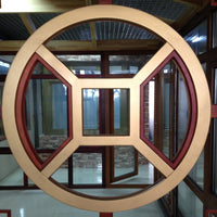 specialty shapes window-05 casement window round shape/square shape window - Doorwin Group Windows & Doors