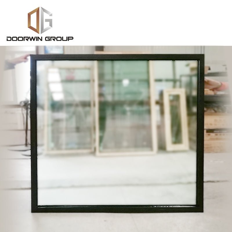 specialty shapes window-12 thermal break aluminum window with oak wood cladding - Doorwin Group Windows & Doors