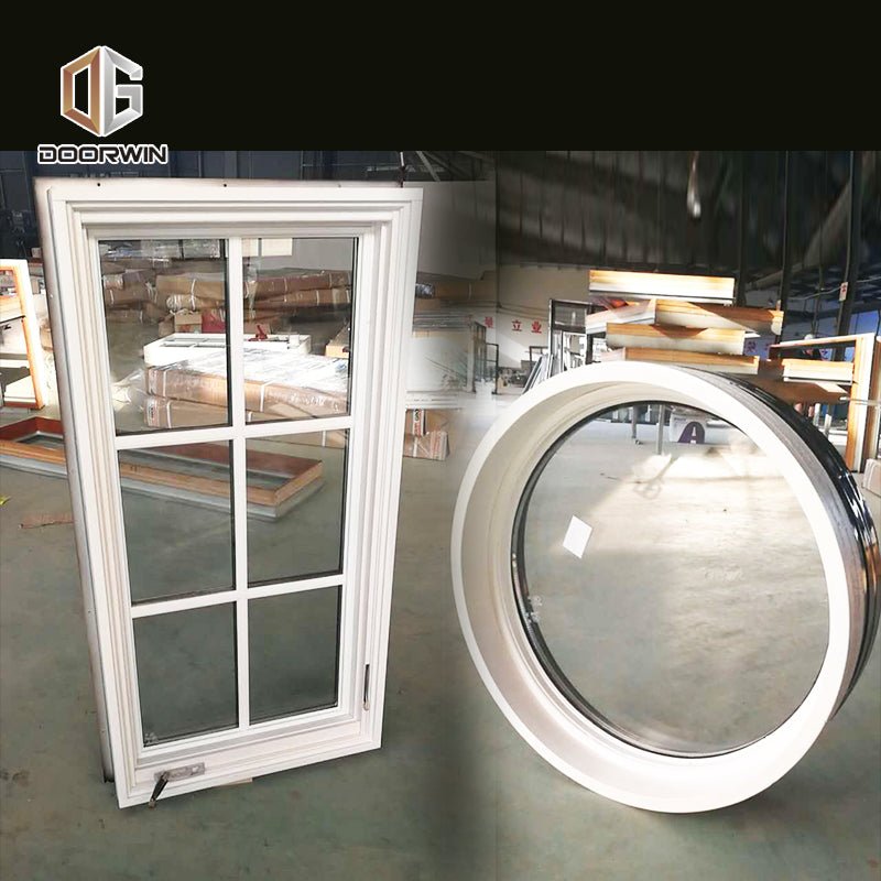 specialty shapes window-14 American style casement window with foldable crank handle - Doorwin Group Windows & Doors