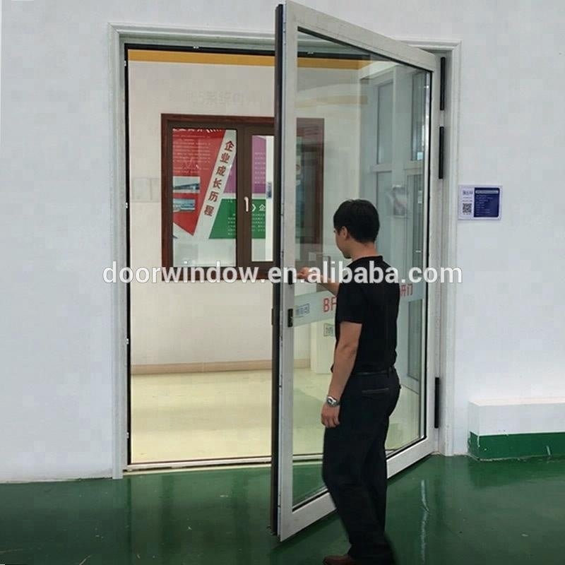 Super September Purchasing 2018 Hot Selling Front 180 degree interior glass hinge swing door Home Exterior Aluminum Glass Door by Doorwin - Doorwin Group Windows & Doors