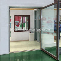 Super September Purchasing 2018 Hot Selling Front 180 degree interior glass hinge swing door Home Exterior Aluminum Glass Door by Doorwin - Doorwin Group Windows & Doors