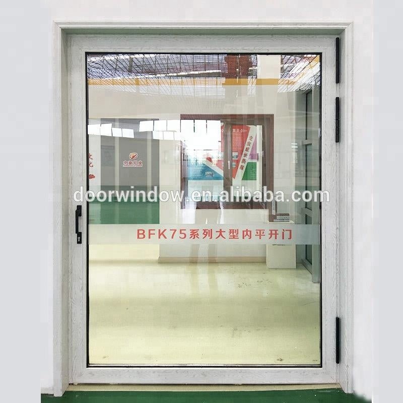 Super September Purchasing 2018 Hot Selling Front 180 degree interior glass hinge swing door Home Exterior Aluminum Glass Door by Doorwin - Doorwin Group Windows & Doors
