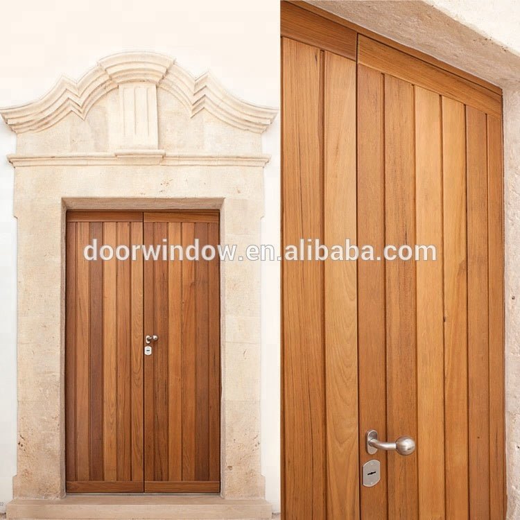 Super September Purchasing 2018 Two Sash Teak Wood Entrance Door Custom Wooden House Door by Doorwin - Doorwin Group Windows & Doors