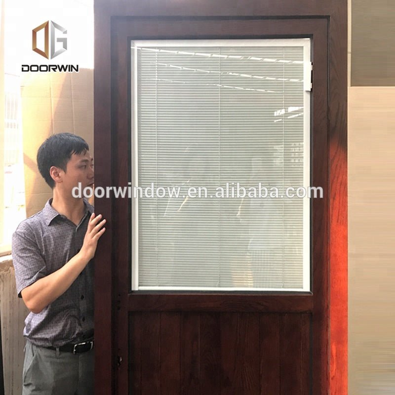 Super September Purchasing Casement shutter door built-in louvers window aluminum swing doors by Doorwin on Alibaba - Doorwin Group Windows & Doors