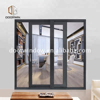 Super September Purchasing Metal glass double doors exterior glazing door with venetian blinds - Doorwin Group Windows & Doors