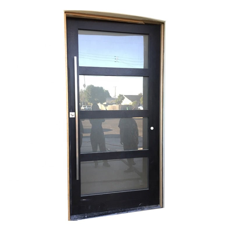 Super September Purchasing Solid wood door prehung front safety heat strengthened tempered glass casement oval entry by Doorwin on Alibaba - Doorwin Group Windows & Doors