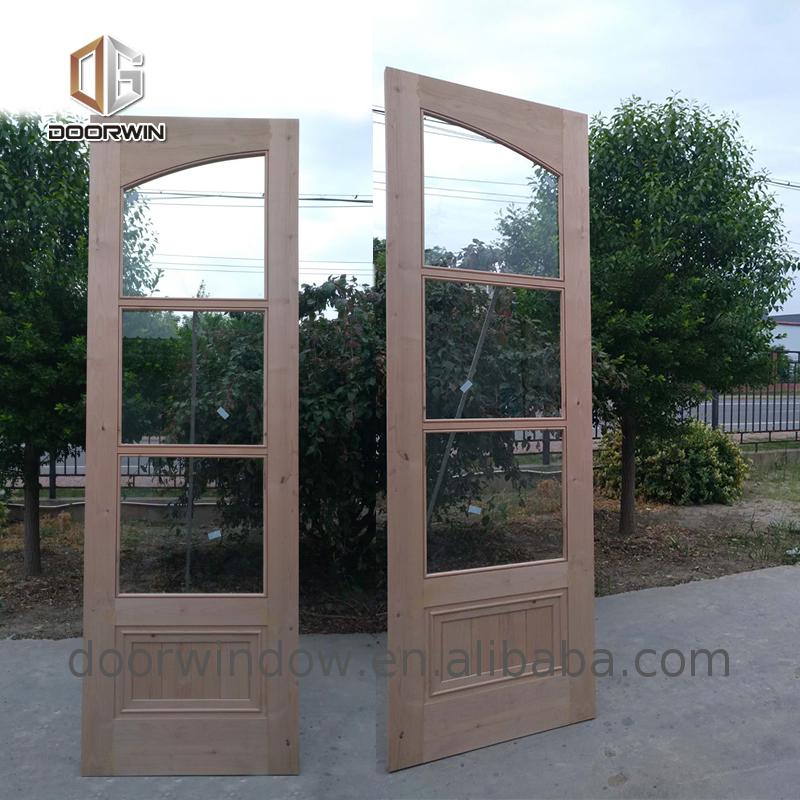 Swing glass doors stained door shower - Doorwin Group Windows & Doors