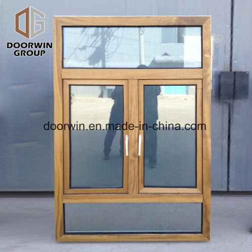 Teak Wood Casement Window - China Carved Wooden Window Frame, Curved Windows - Doorwin Group Windows & Doors