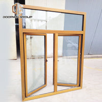 TEAK wood French CASEMENT window without any finger joints - Doorwin Group Windows & Doors