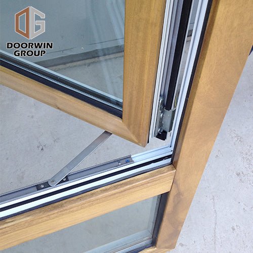 TEAK wood French CASEMENT window without any finger joints - Doorwin Group Windows & Doors