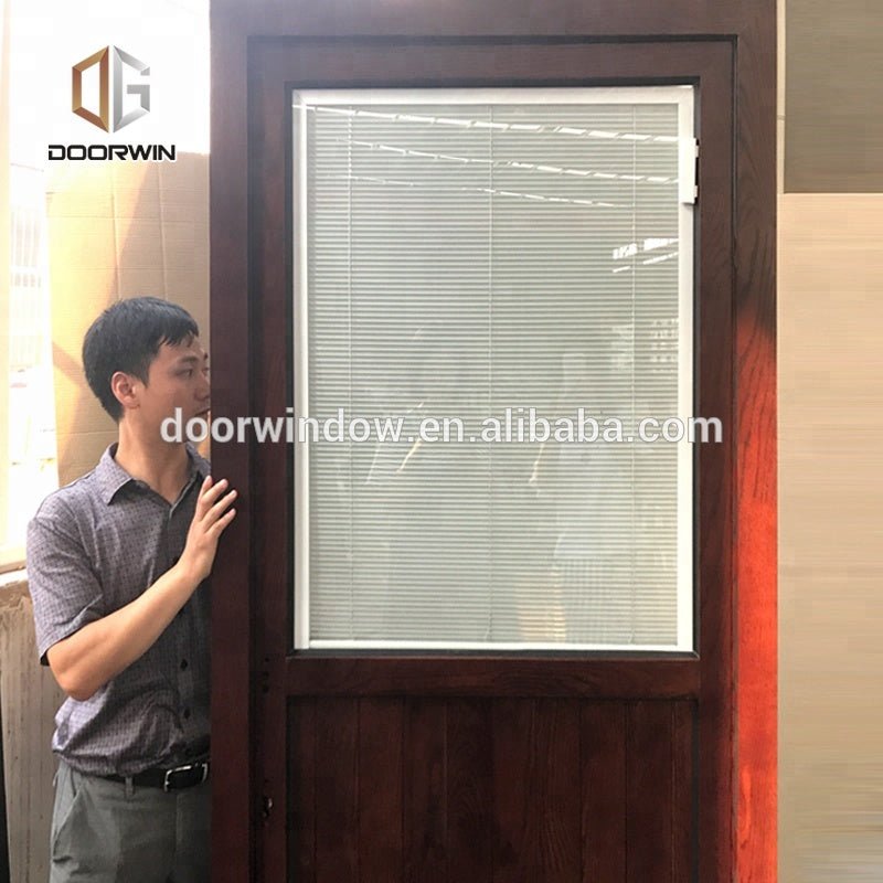 Teak wood front door design entrance doors swinging shutter by Doorwin on Alibaba - Doorwin Group Windows & Doors