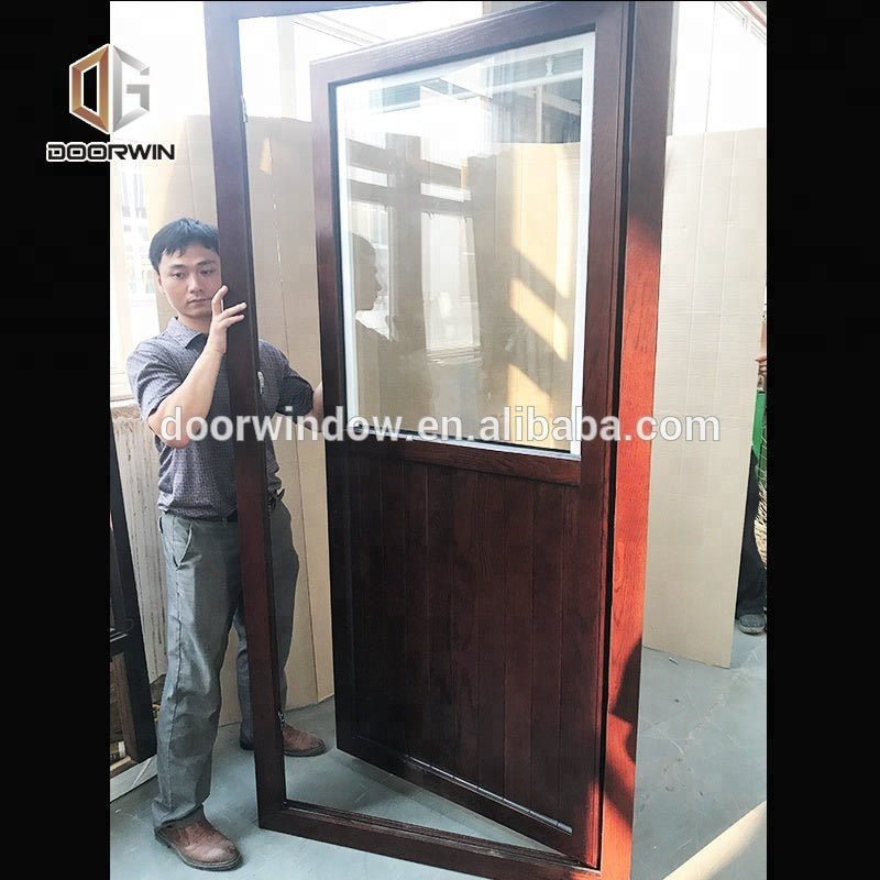 Teak wood front door design entrance doors swinging shutter by Doorwin on Alibaba - Doorwin Group Windows & Doors