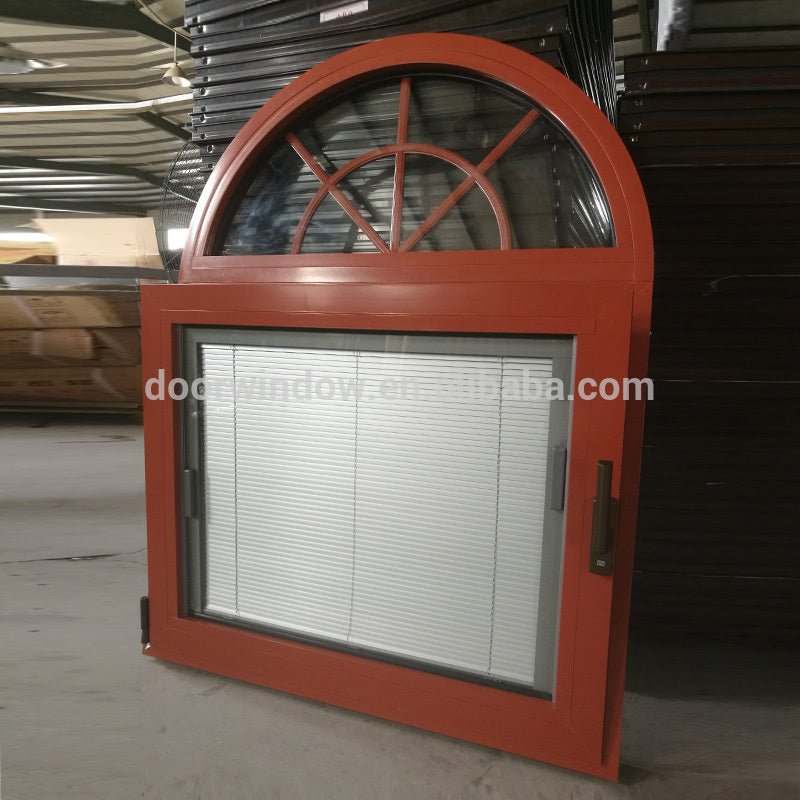 Temple gate design toughened glass shutters window - Doorwin Group Windows & Doors