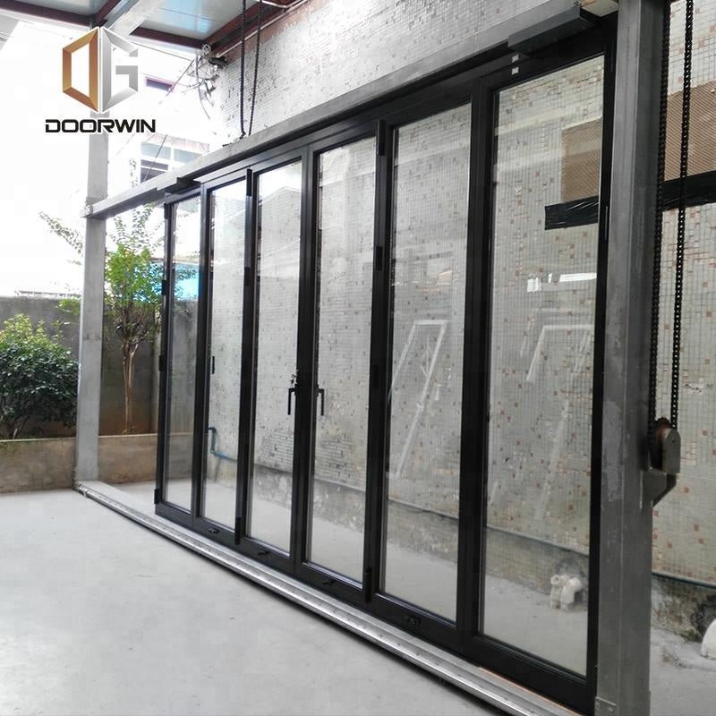The newest bi-fold window with double glass glazing door hinge bi folding windows and doorsby Doorwin on Alibaba - Doorwin Group Windows & Doors