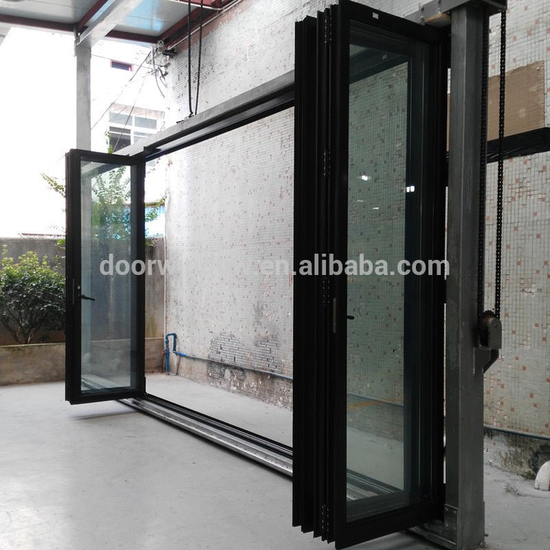 Thermal break aluminum 8 panels lowes bi fold outdoor bi folding door by Doorwin - Doorwin Group Windows & Doors
