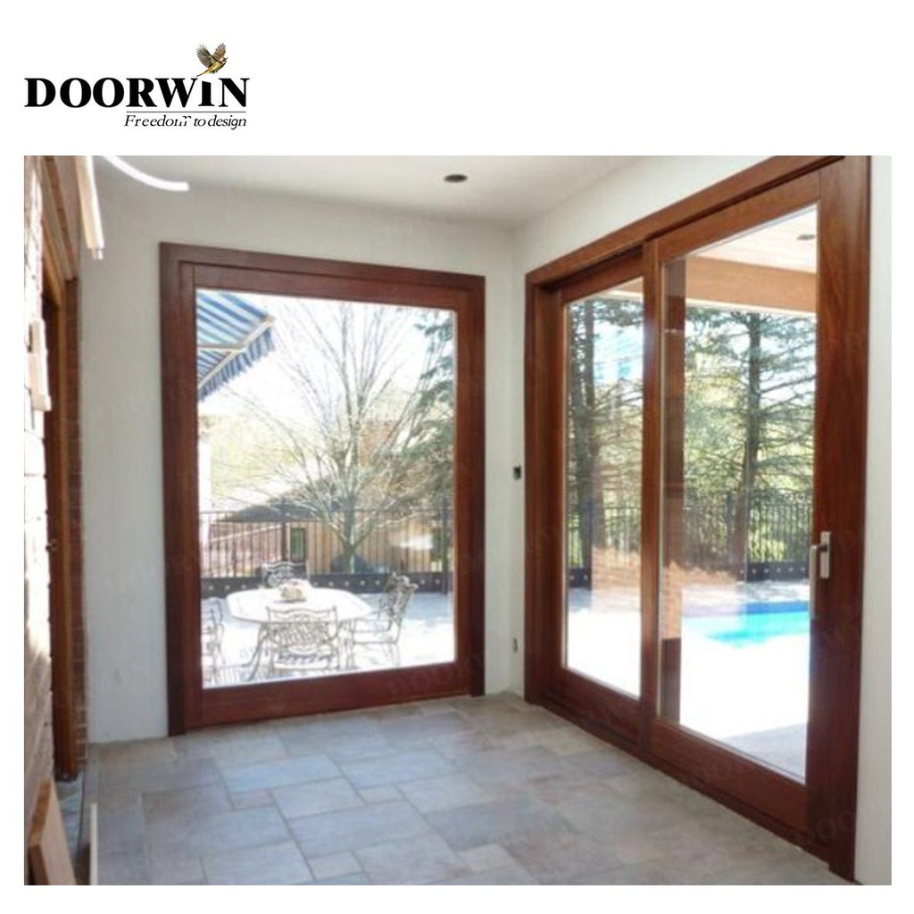 thermal break aluminum hot sale DOORWIN Zwave electric lock for sliding wood doors by Doorwin - Doorwin Group Windows & Doors