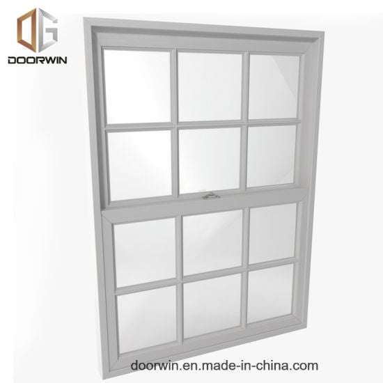 Thermal Break Aluminum Single Hung Double Glass Window - China Aluminum Single Hung Window, Vertical Sliding Window - Doorwin Group Windows & Doors