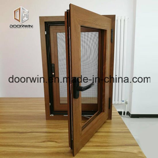 Thermal Break Aluminum Tilt & Turn Window Powder Coating Techniques Aluminum Clad Solid Oak Wood Window - China Casement Window, Aluminum Window - Doorwin Group Windows & Doors