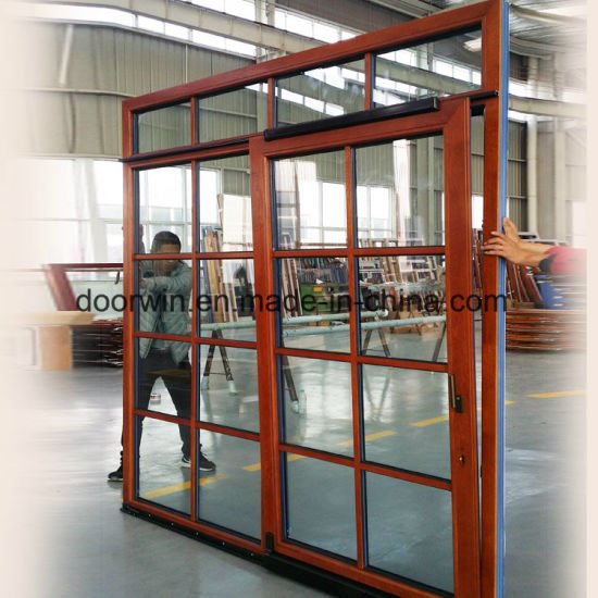 Thermal Break Aluminum with Red Oak Wood Cladding, Tilt and Sliding Door - China Automatic Sliding Door Sensor, Automatic Sliding Doors Low Price - Doorwin Group Windows & Doors