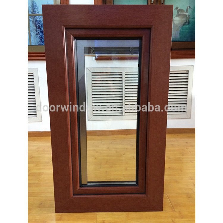 thermal break aluminum wood 3x4 tilt turn windows with built in blinds by Doorwin on Alibaba - Doorwin Group Windows & Doors