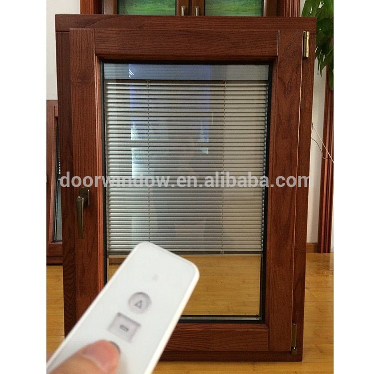 thermal break aluminum wood 3x4 tilt turn windows with built in blinds by Doorwin on Alibaba - Doorwin Group Windows & Doors