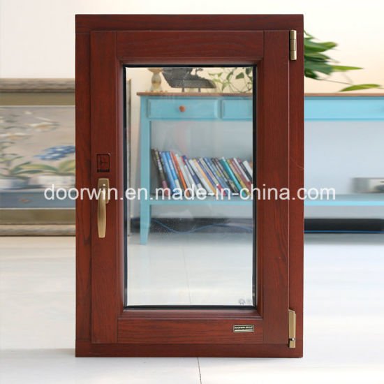 Tilt and Turn Oak Wood Window - China Tilt and Turn Window, Customized Tilt Window - Doorwin Group Windows & Doors