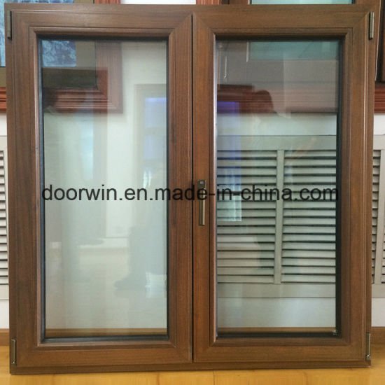 Tilt Turn Teak Wood Clad Aluminum Window - China Timber Oak Wood, Sliding Door - Doorwin Group Windows & Doors