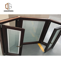tilt turn window-09 bay bow window with built-in blinds shutter - Doorwin Group Windows & Doors