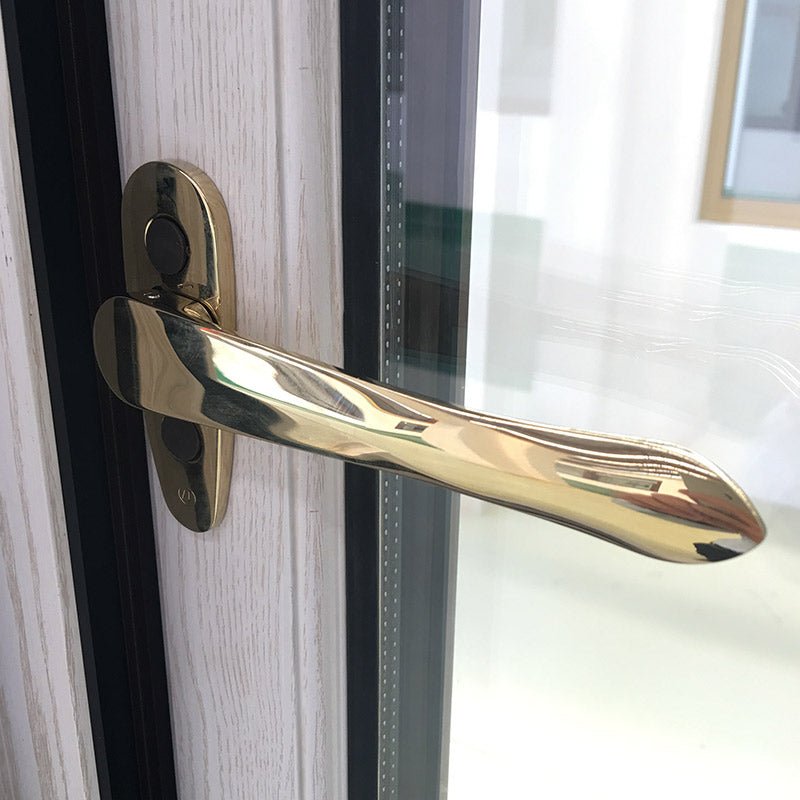 tilt turn window-44 outswing window with wood grain color finishing - Doorwin Group Windows & Doors