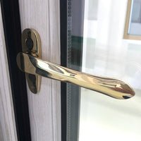 tilt turn window-44 outswing window with wood grain color finishing - Doorwin Group Windows & Doors