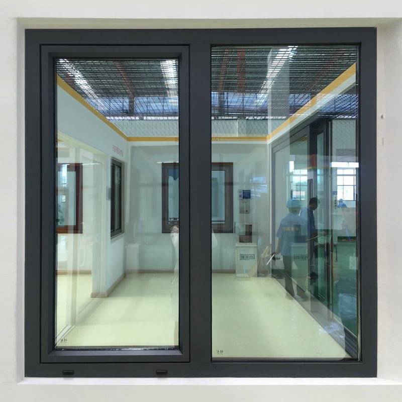 tilt turn window-thermal break aluminum with wood cladding - Doorwin Group Windows & Doors