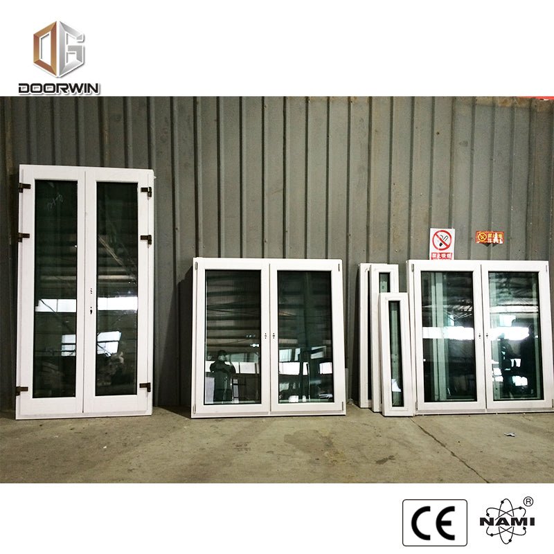 tilt turn window-white oak wood with exterior aluminum cladding - Doorwin Group Windows & Doors
