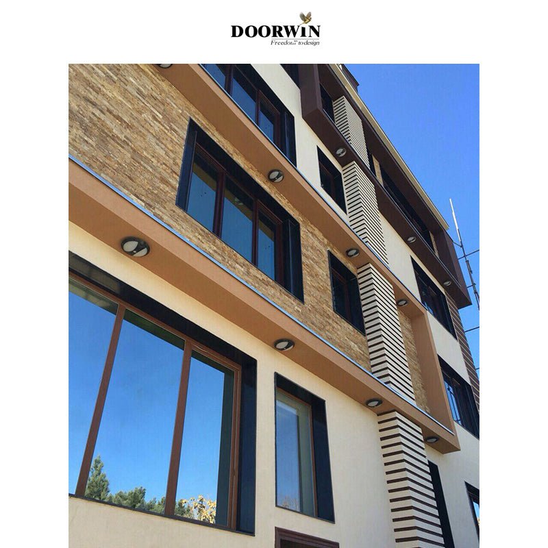 Top quality modern design Aluminum clad wood inward casement window tilt and turn windows - Doorwin Group Windows & Doors