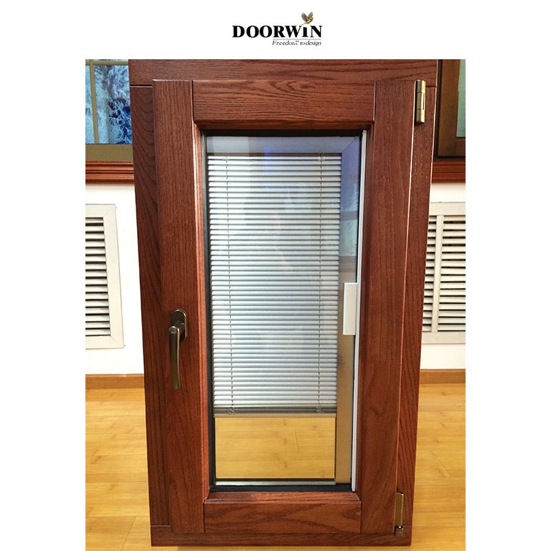 Top quality modern design Aluminum clad wood inward casement window tilt and turn windows - Doorwin Group Windows & Doors