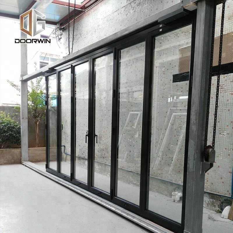 Top Quality Thermal Break Aluminum Accordion Door Italy Hardware System Ultra Large Folding door by Doorwin - Doorwin Group Windows & Doors