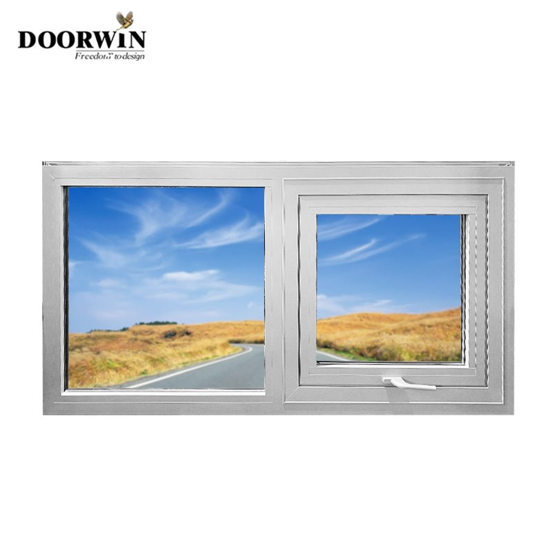 Top Quality Thermal Break Aluminum Profile Awning+Fixed Window German Origin Made Hardware Accessories - Doorwin Group Windows & Doors