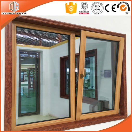 Top Quality Wood Cladding Aluminum Window Made in China - China Wood Cladding Aluminum Window, Wood Color Aluminum Round Window - Doorwin Group Windows & Doors