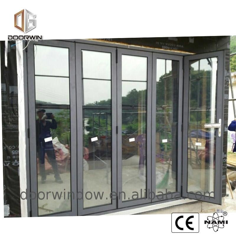 Toughened glass aluminium casement door tempered glazing aluminum with siegenia hardware superwu - Doorwin Group Windows & Doors