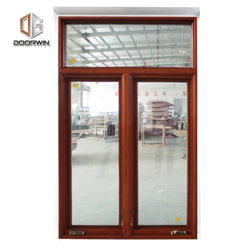 Triple glazed aluminium timber wood crank windows with factory price by Doorwin on Alibaba - Doorwin Group Windows & Doors