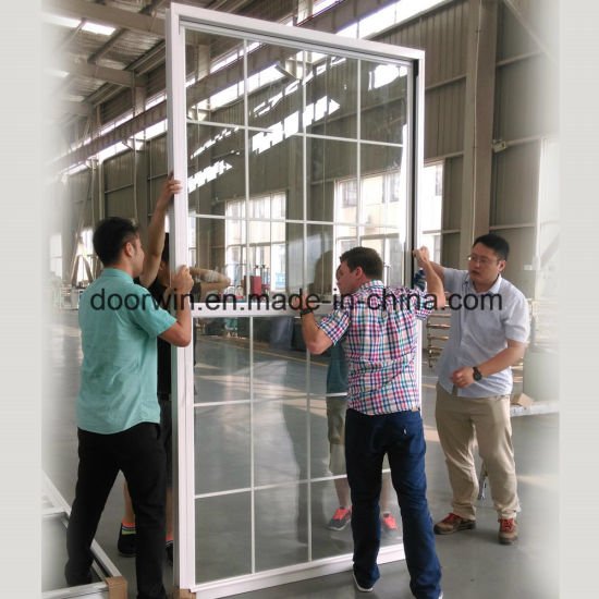 Ultra-Large&Nbsp; Type Single Hung Thermal Break Aluminum Window Export to USA - China Series White Color Window, Aluminium Frame and Glass Window - Doorwin Group Windows & Doors