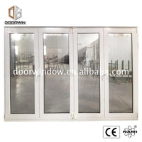 Unbreakable folding glass doors triple glazing aluminium alloy bi windows and transparent door - Doorwin Group Windows & Doors